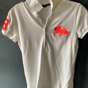 White Ralph Lauren polo